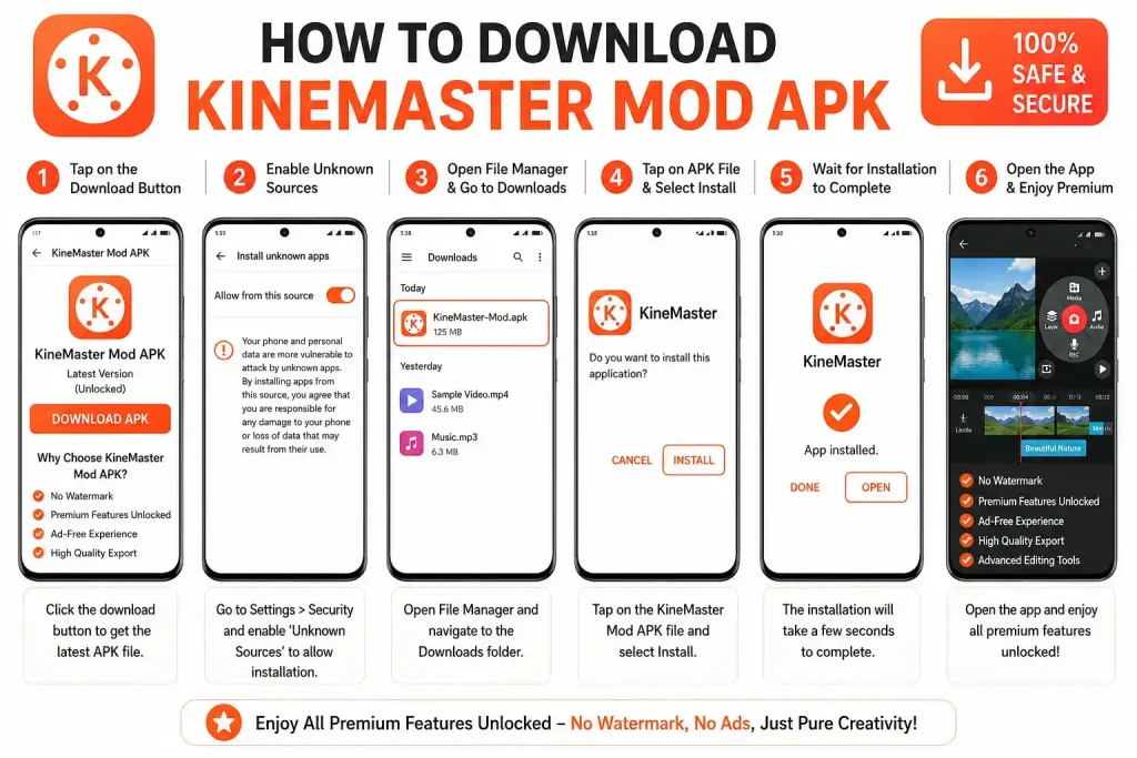 How to Download KineMaster Mod APK